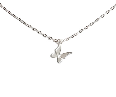 Petite Dainty Butterfly Necklace for Layering