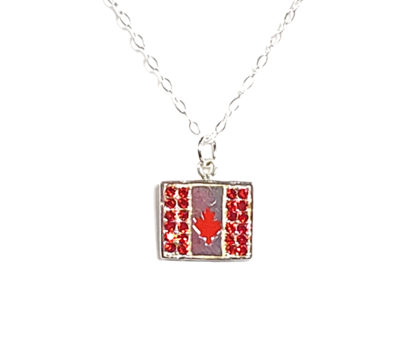 Canadian Flag Necklace