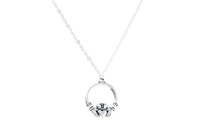 Irish Claddagh Ring Necklace