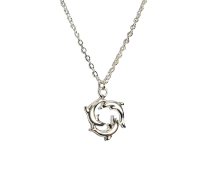 Ring of Dolphins Necklace