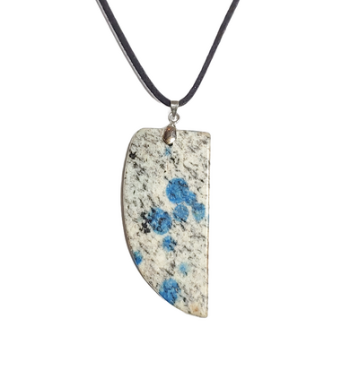 Raindrop Azurite or K2 Azurite Pendant necklace