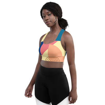 Banana mania longline sports bra