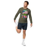 US / Pacific Unisex Long Sleeve Tee - Thumbnail 33
