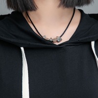 Fashionable women's printed hooded dress short-sleeved T-shirt - Thumbnail 4