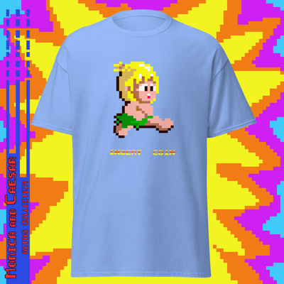 Retro gamer wonder boy t-shirt (5 colors)
