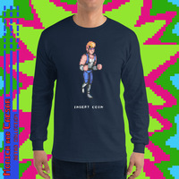Retro Gamer Double Dragon Long Sleeve Shirt (4 colors) - Thumbnail 1