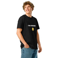 Unisex organic ribbed neck t-shirt - Thumbnail 2