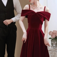 Elegant Strapless Sleeveless Banquet Bride Dress - Thumbnail 4