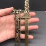 Ancient Chinese pure copper dragon dagger hand-carved exquisite shape can be collected -1