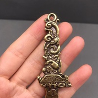 Ancient Chinese pure copper dragon dagger hand-carved exquisite shape can be collected  - Thumbnail 4