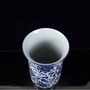 Collection crafts Blue and White Porcelain Vase Hand-painted Lotus Pattern Vase | Collection | Retro | Vintage-1