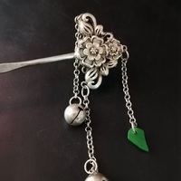 Collection of Chinese handmade Tibetan silver hairpins  - Thumbnail 17