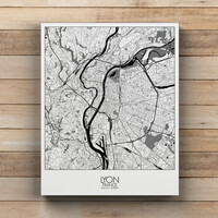 LYON - FORMAT 40x50cm - Thumbnail 4