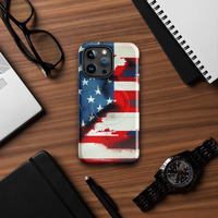 USA Flag Print MagSafe tough case for iPhone - Thumbnail 8