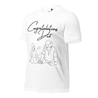 Happy Father's Day! Personalized 'World's Best Dad' T-shirt - Unique and Original Gift - Thumbnail 8