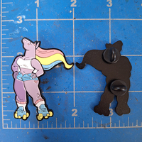 Roller Pony Pin 01 Enamel Pin - Thumbnail 1