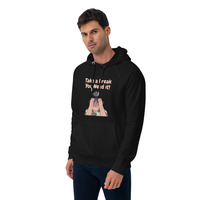 Custom Eco Raglan Hoodie | Unisex Organic Cotton with Front Print - Thumbnail 4