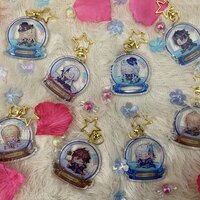 Genshin Impact - Snowglobe Standee, Charm, and sticker - Thumbnail 3
