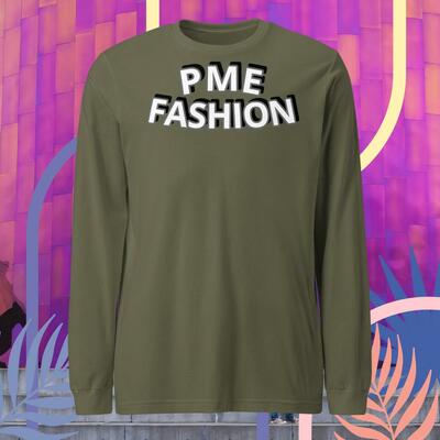 Pme fashion large white arch unisex long sleeve tee