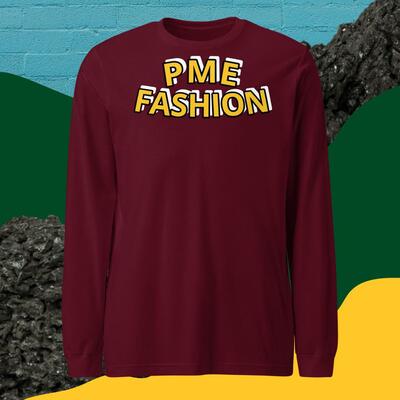 Pme fashion large gold arch unisex long sleeve tee