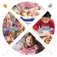 Rug Making Latch Hooking Kit (60x40cm Printed canvas) | Running Horses - Thumbnail 3