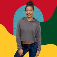 PME Fashion grey flag Crop Hoodie - Thumbnail 3