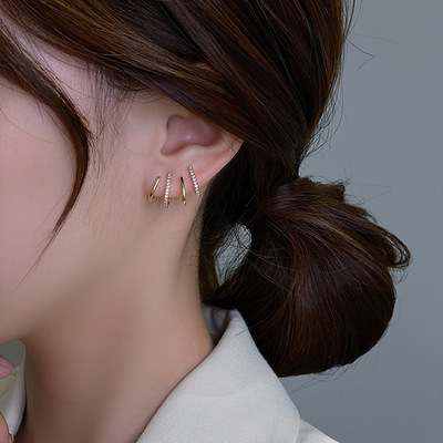 Fashion exquisite rhinestone ear cuff earring for woman