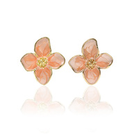 New Trendy  Flowers Stud Earrings for Women Girls Jewelrys Gifts - Thumbnail 3