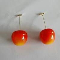 Fashion Red Cherry Drop Earrings For Women Jewelry  - Thumbnail 1