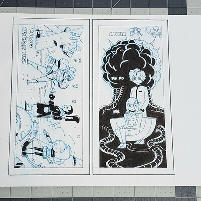 Original illustration- metroid- scavengers, mother/mb* #maytroid2025