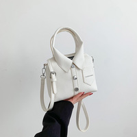 Unique Design PU Square Compact Shoulder and Crossbody Bags  - Thumbnail 5