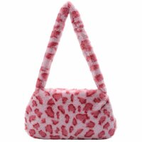 Women Fashion New Plush Fluffy Shoulder Crossbody Handbags  - Thumbnail 6