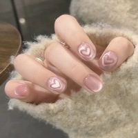 10pcs handmade heartbeat Nait Art - Thumbnail 1