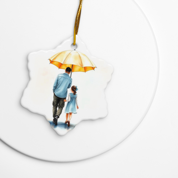 Father and Daughter Ornament, Gift, 