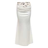  Fashion style spring new women's solid color slim fit tank top fashionable high waisted skirt set - Thumbnail 4