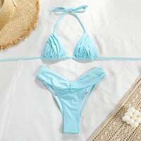 20 Colors Sexy Bikini Women  Backless Swimsuit Swim Wear  - Thumbnail 5