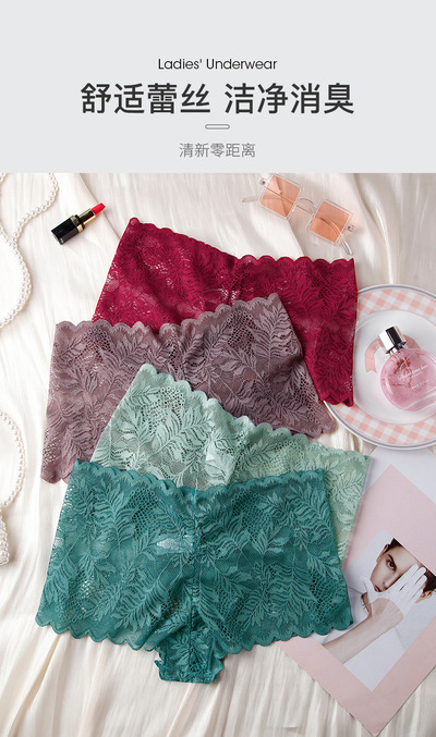 Women's Sexy See Through Lace Lingerie Underwear Female Briefs Panties