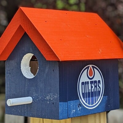 Oilers bird house