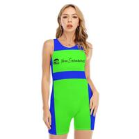 One Piece Neon Swimmers Swimsuits Multiple Colors  - Thumbnail 6