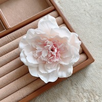 2pcs Large Peony Hair Clip~Girl Flower Head Seaside Vacation Style Clip Hair Accessories - Thumbnail 7