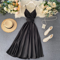 Women backless strap dress - Thumbnail 1