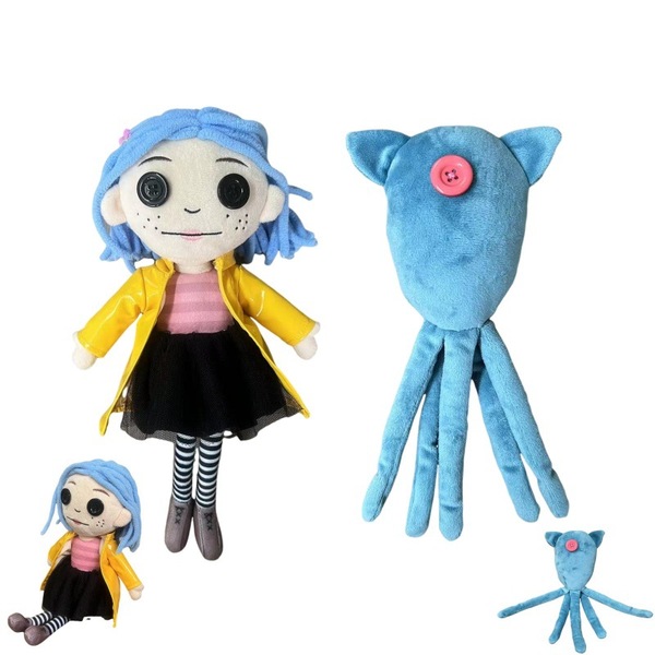 Coraline Squid Plush Toy Anime Festival Doll Prop Replica