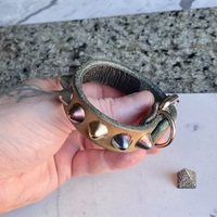 Rainbow Standard British Stud Tan w/ Green-edges Wristband - Thumbnail 3