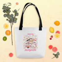Cute Tote bag Mochi Mayhem - Thumbnail 1