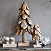 The Teak Tree! Hand-crafted for Year-Round Cabin Decor  - Thumbnail 2