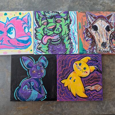 Mini 4" canvas