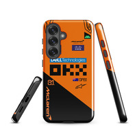Oscar Piastri McLaren F1 race suit 2025 Tough case for Samsung Galaxy - Thumbnail 21