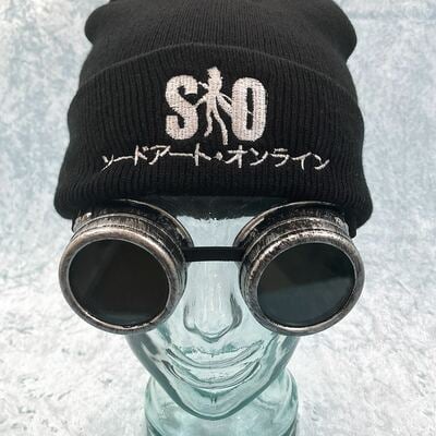 Kirito sword art online classic black winter beanie
