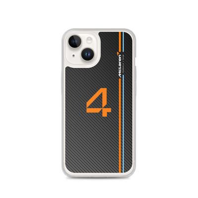 Mclaren f1 lando norris ln4 2025 magsafe clear case for iphone