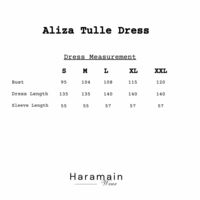 Aliza Tulle Dress - Luxury Tulle Sheer Dress, Modest tulle dress, muslim evening dress, modest graduation dress, Evening Bown Muslim, Modest  Wear - Thumbnail 8